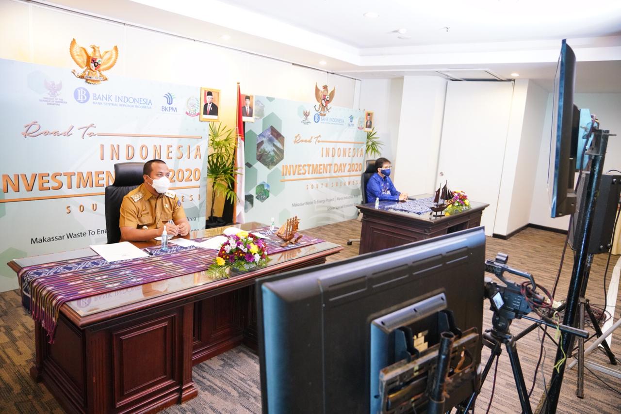 Ikuti Indonesia Investment Day secara virtual, Wagub Paparkan Peluang Investasi di Sulsel