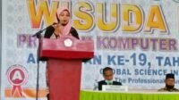 Dosen FKIP Unismuh Makassar Eny Syatriana Orasi ilmiah di Global Scence Institute Ternate