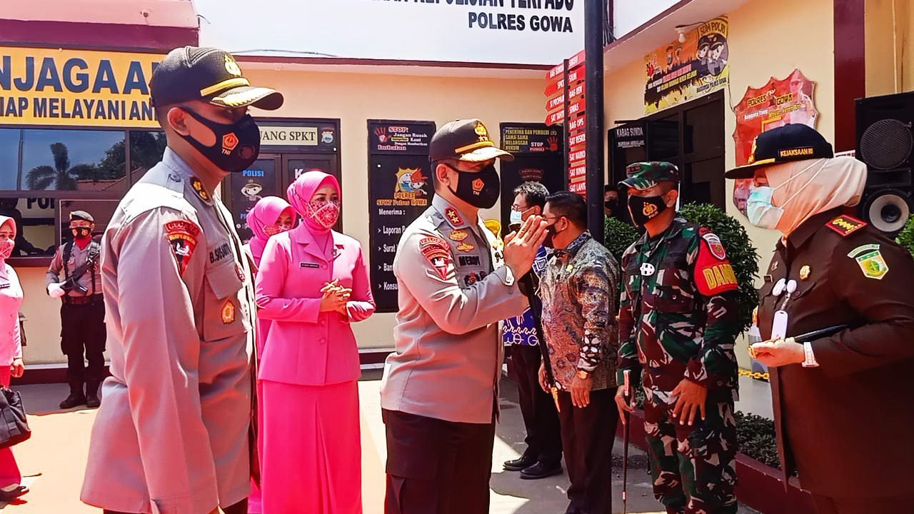 Kapolda Sulsel Kunjungi Mapolres Gowa