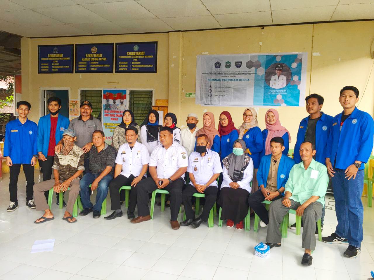 Inilah Program Kerja Mahasiswa KKP Fisip Unismuh Makassar Angkatan XXI di Bulukunyi Takalar