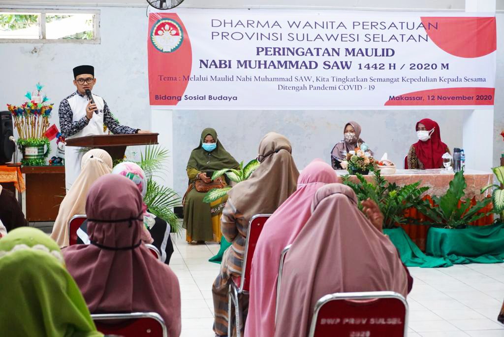 DWP Sulsel Peringati Maulid Nabi Besar Muhammad SAW