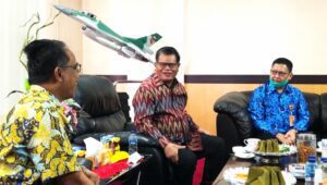 Rektor UNM, Terima Kunjungan Komisaris Independen PT Telkom Indonesia