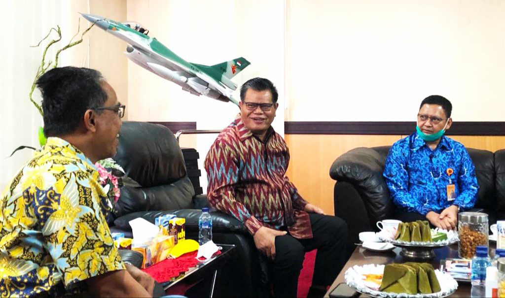Rektor UNM, Terima Kunjungan Komisaris Independen PT Telkom Indonesia