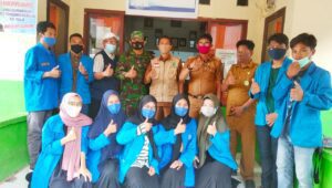 Lurah dan Babinsa Rajaya Takalar Respon Kehadiran KKP Fisip Unismuh Makassar