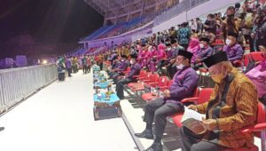 Dibuka Jokowi, Wagub Dampingi 54 Kafilah Sulsel Dalam Pembukaan MTQ Tingkat Nasional di Padang