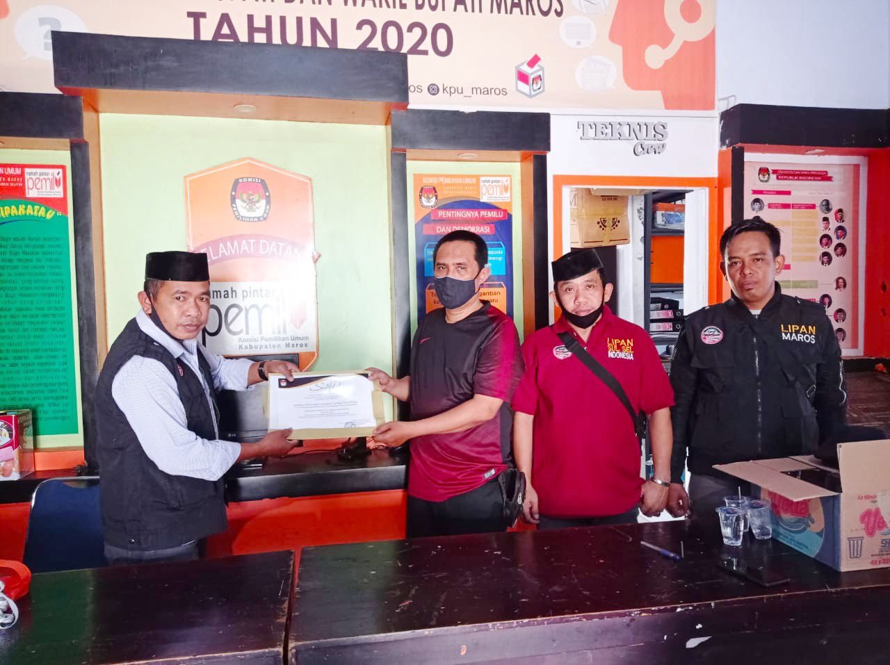 KPU Tetapkan LIPAN sebagai Pemantau Pemilukada Maros 2020