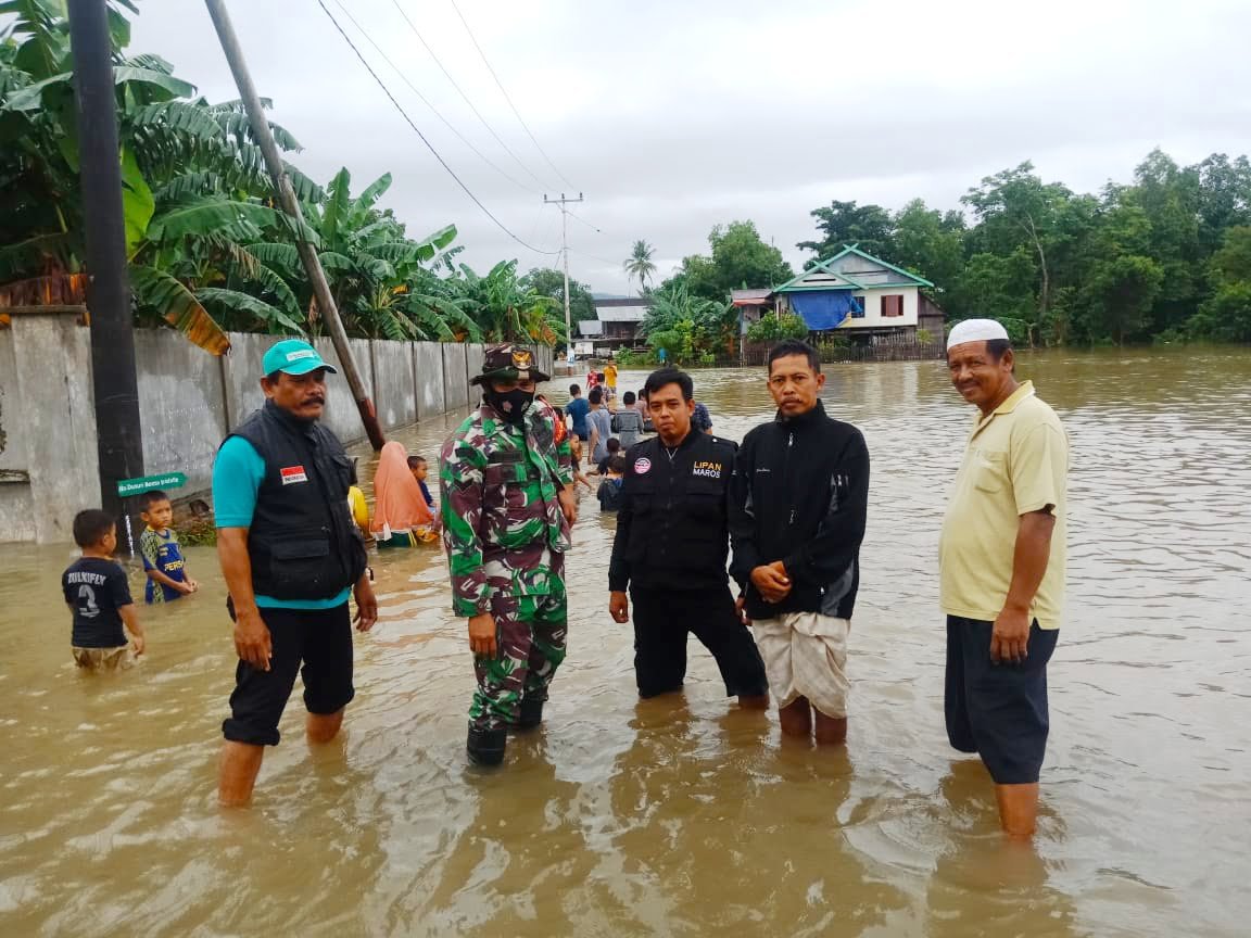 Ratusan Rumah di Tukamasea, Bantimurung Terendam Banjir