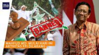 Pemerintah Resmi Larang Kegiatan dan Penggunaan Simbol FPI
