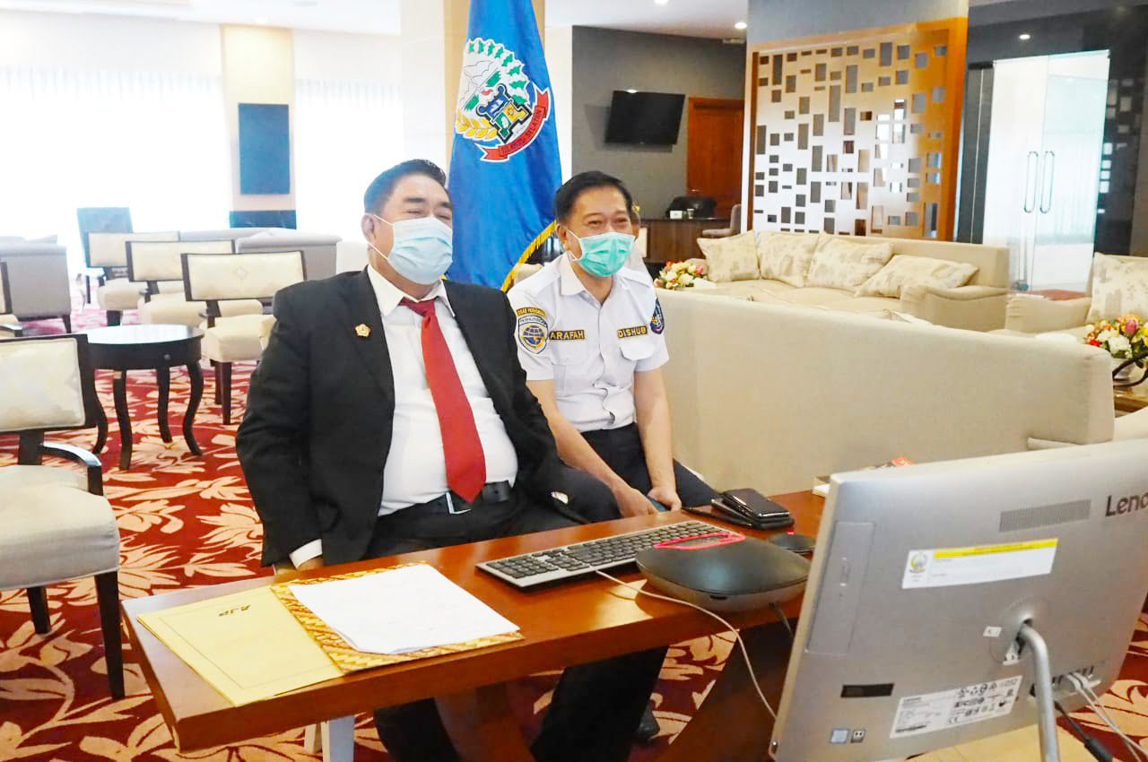 Didampingi Kadishub Sulsel, Sekprov Hadiri Rakor Percepatan Kereta Api
