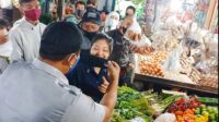 Direksi PD Pasar Makassar Lakukan Pengawasan dan Sosialisasi Bagi Pedagang dan Pengunjung Pasar