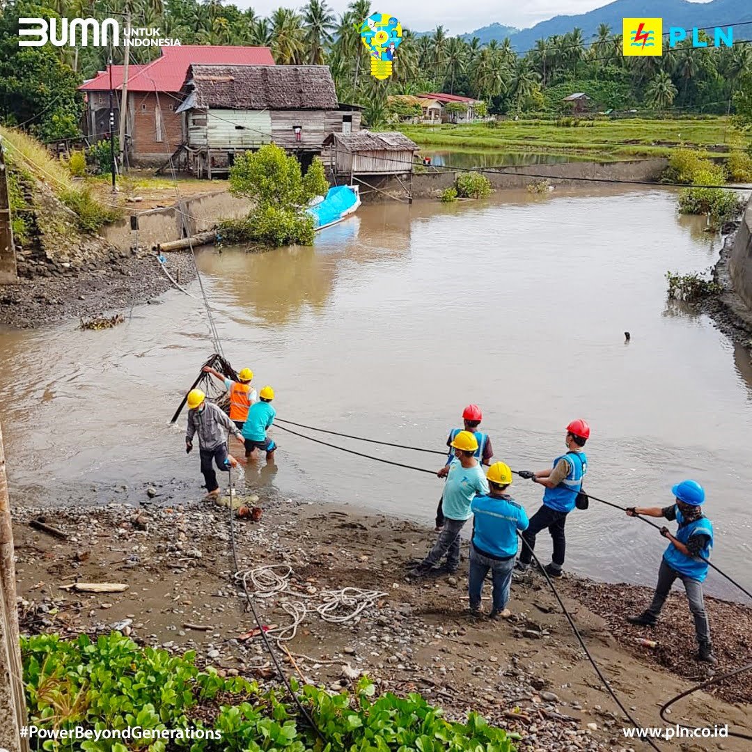 528 Gardu Listrik Terdampak Gempa Mamuju dan Majene Sulbar Kembali Menyala