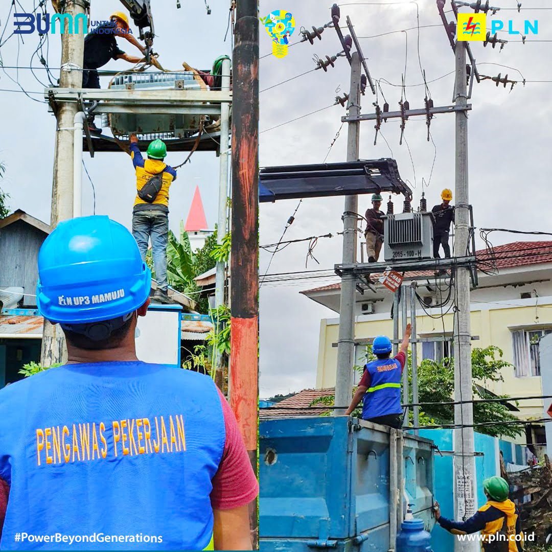 528 Gardu Listrik Terdampak Gempa Mamuju dan Majene Sulbar Kembali Menyala
