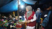 Rektor Unasman Polman Dr Chuduriah  Bawa Bantuan ke Lokasi Pengungsi Gempa Sulbar di Malunda