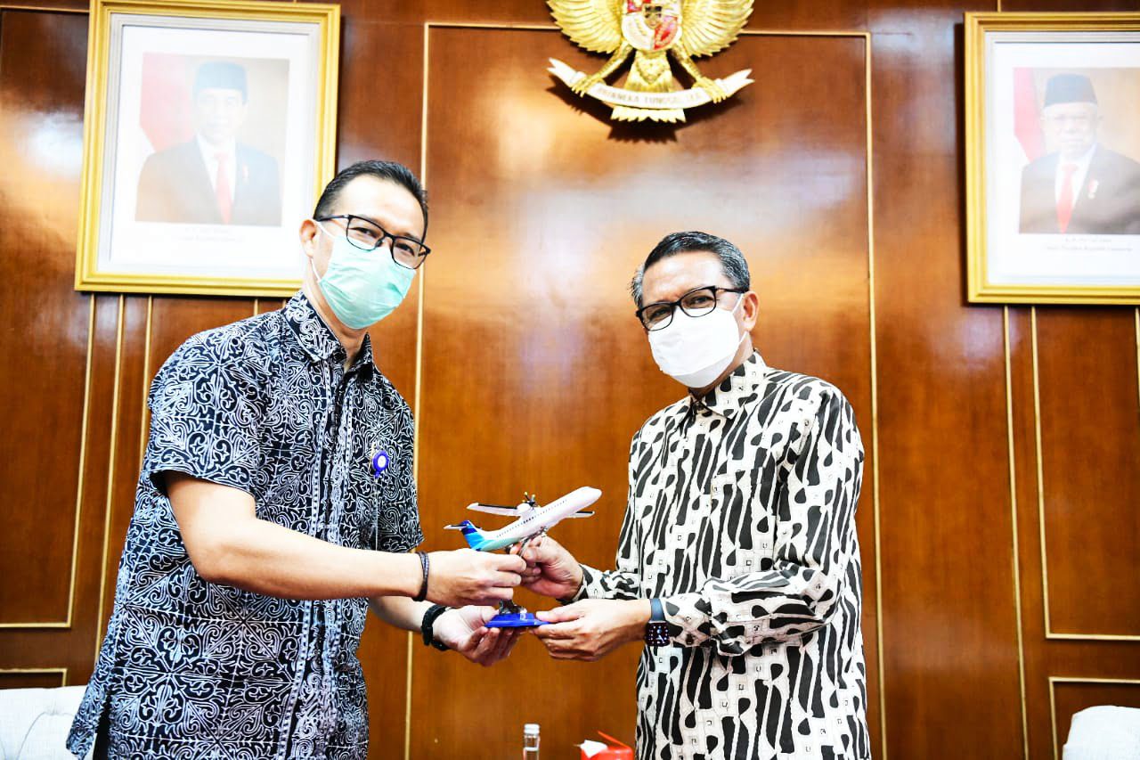 Terima Pimpinan Garuda, Gubernur sulsel tambah Rapid Antigen gratis Bagi Calon Penumpang