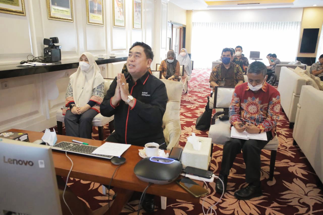 Sekprov Sulsel Dalam Rakor MCP KPK, Sebut Optimalisasi Aset Jadi Harapan Sumber PAD
