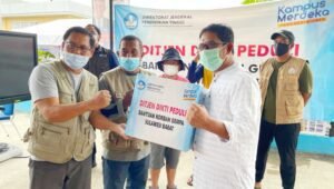 Inilah Jenis Barang Bantuan Ditjen Dikti Kemendikbud Diserahkan ke Korban Gempa Sulbar