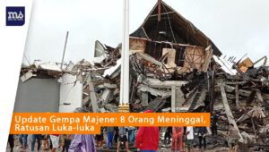 Gempa Sulbar: 8 Orang Meninggal, 637 Luka luka, 15.000 Mengungsi
