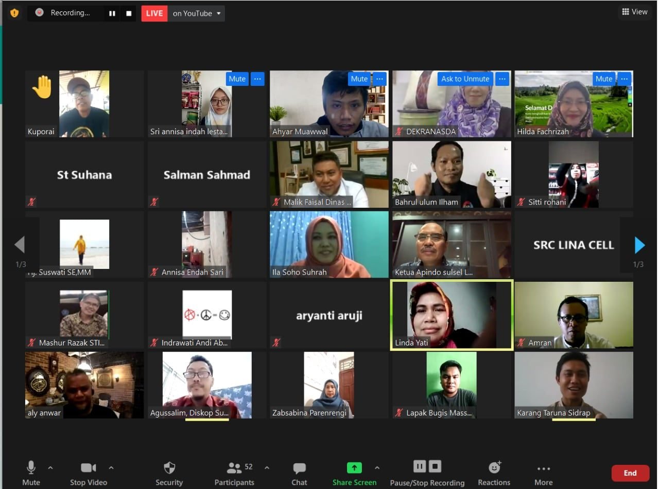 Dialog Akhir Tahun PLUT-APINDO Sulsel: Optimistis Bisnis UMKM Menyambut Tahun 2021