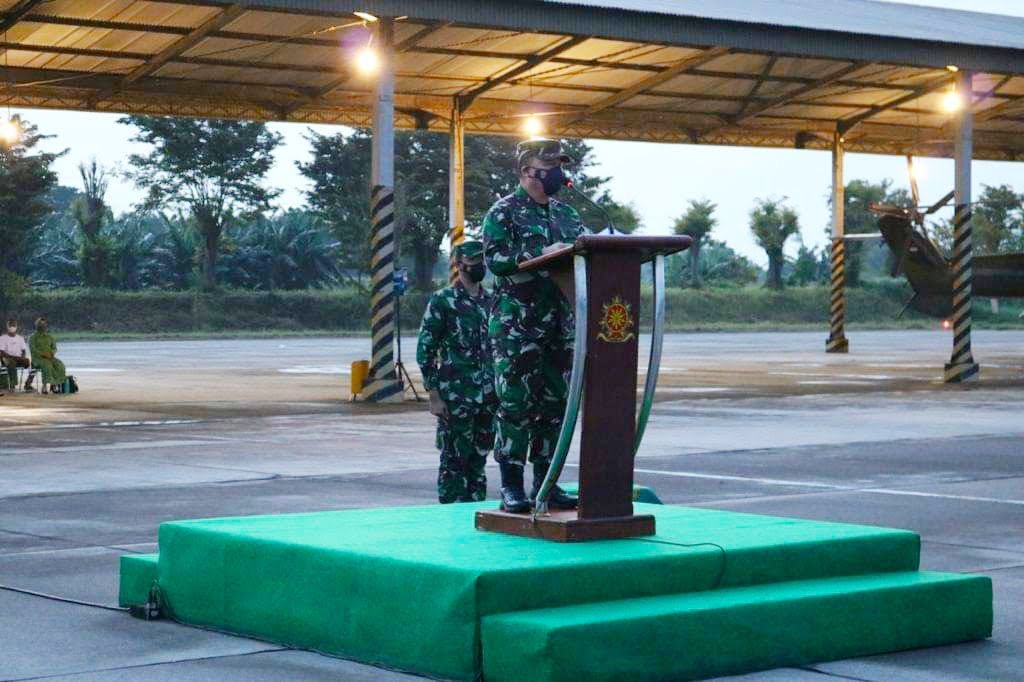 450 Prajurit Yonif Para Raider 501/BY Berangkat Menuju Papua