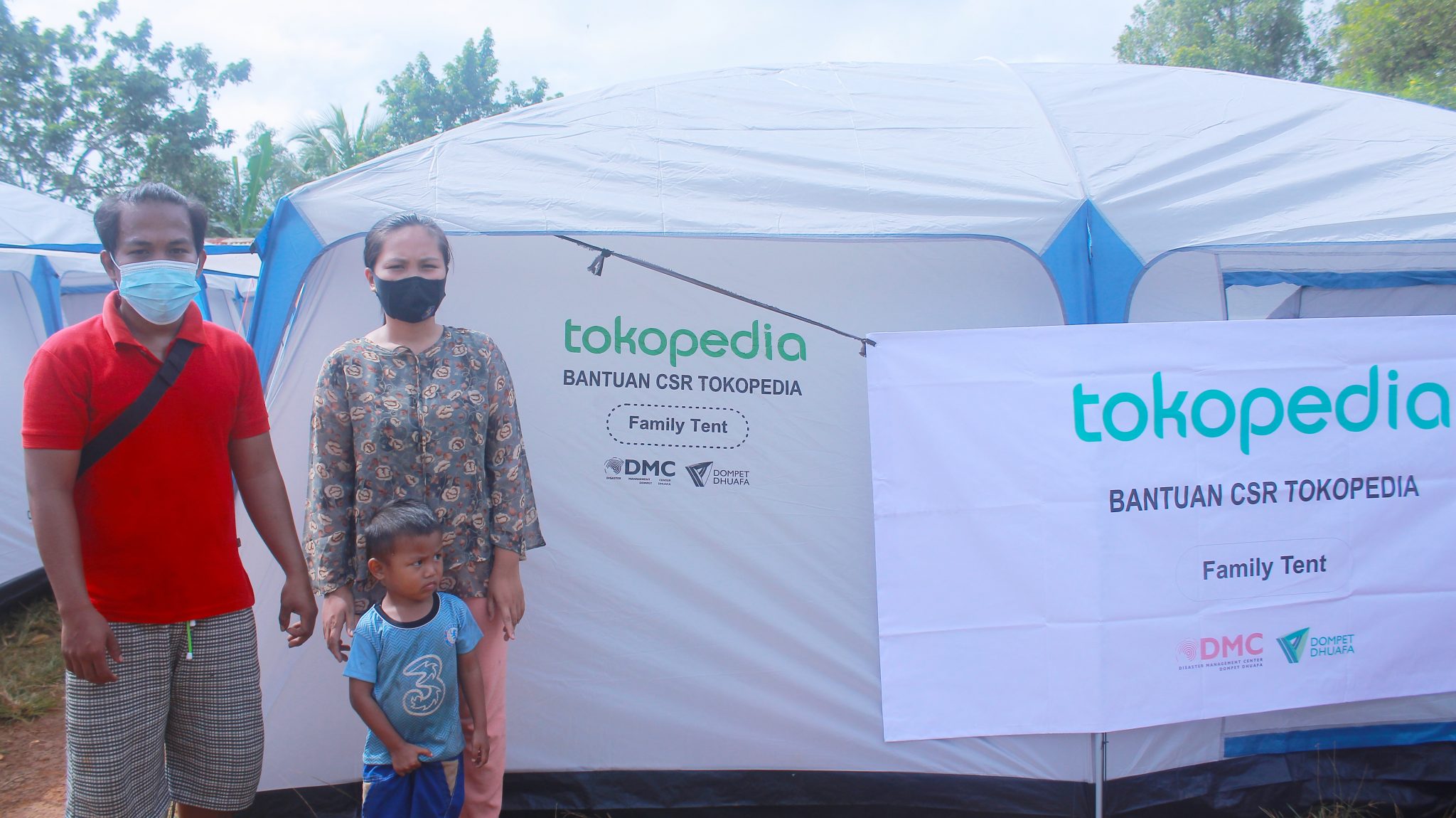 Dompet Dhuafa-Tokopedia Salurkan Bantuan Logistik untuk Korban Gempa Sulbar