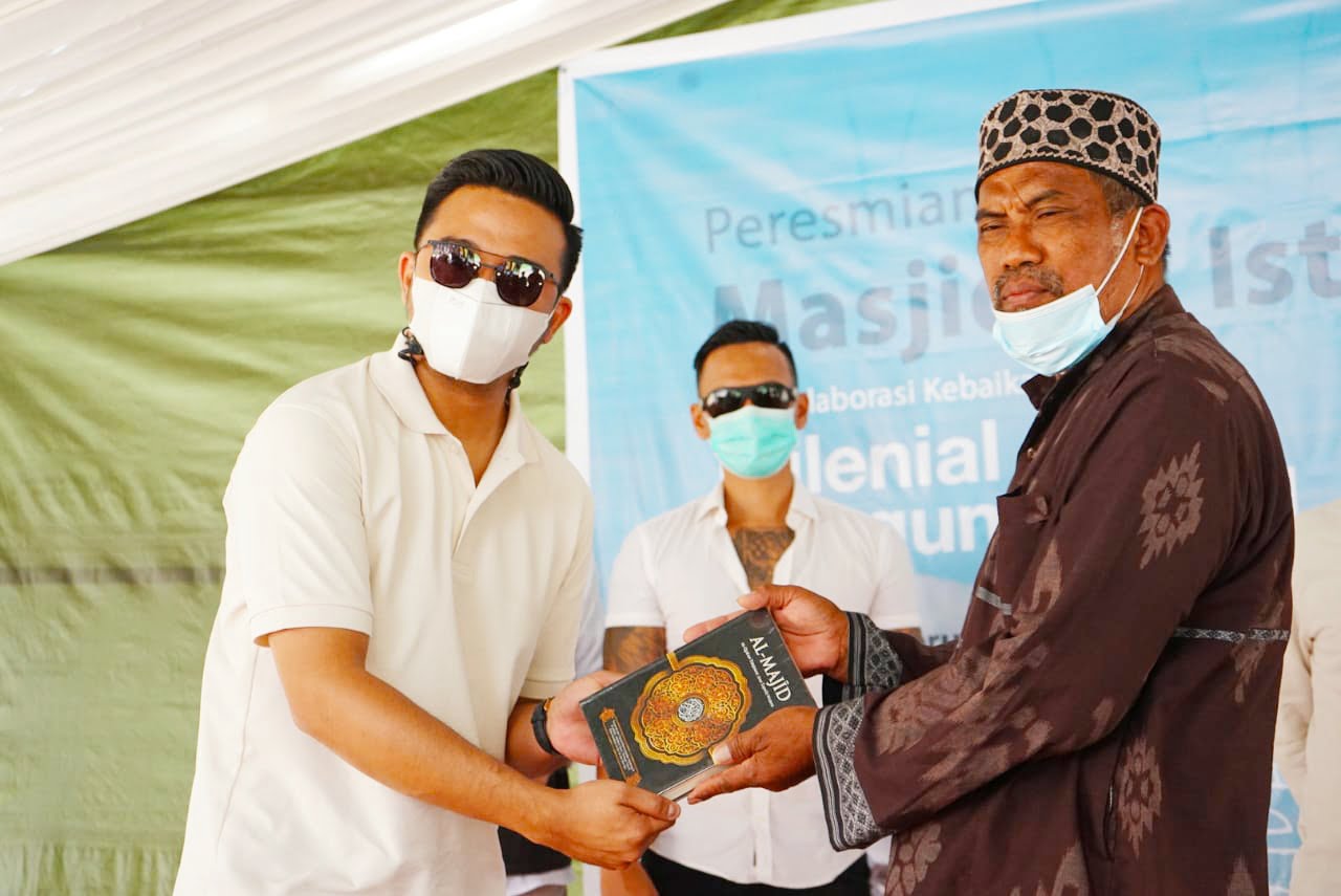 Gelorakan Semangat Kemanusiaan, Kalangan Milenial Dirikan Masjid Di Palu