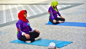 Lies F Nurdin: Yoga bisa menenangkan tubuh & pikiran dimasa pandemi