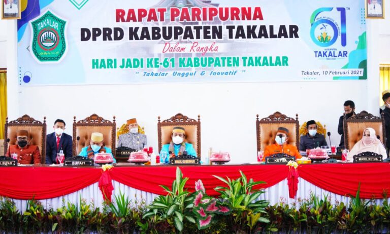 Wagub Sulsel Hadiri Paripurna 61 Tahun Kabupaten Takalar