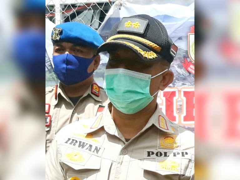 Dansat Linmas, yang juga Koordinator Tim Tugas Satpol PP Kota Makassar, Irwan