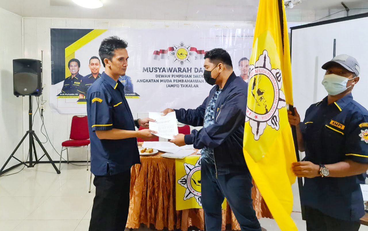Andi Achmad Mulya Terpilih secara Aklamasi sebagai Ketua AMPI Takalar
