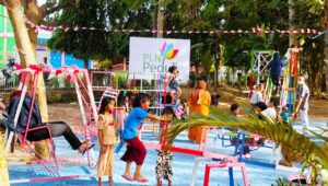 PLN Resmikan Taman Firdaus di Pinrang bersama Ketua Penggerak PKK Sulsel