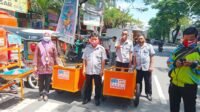 BRI Beri Bantuan Sarana Kebersihan di Pasar Maricaya