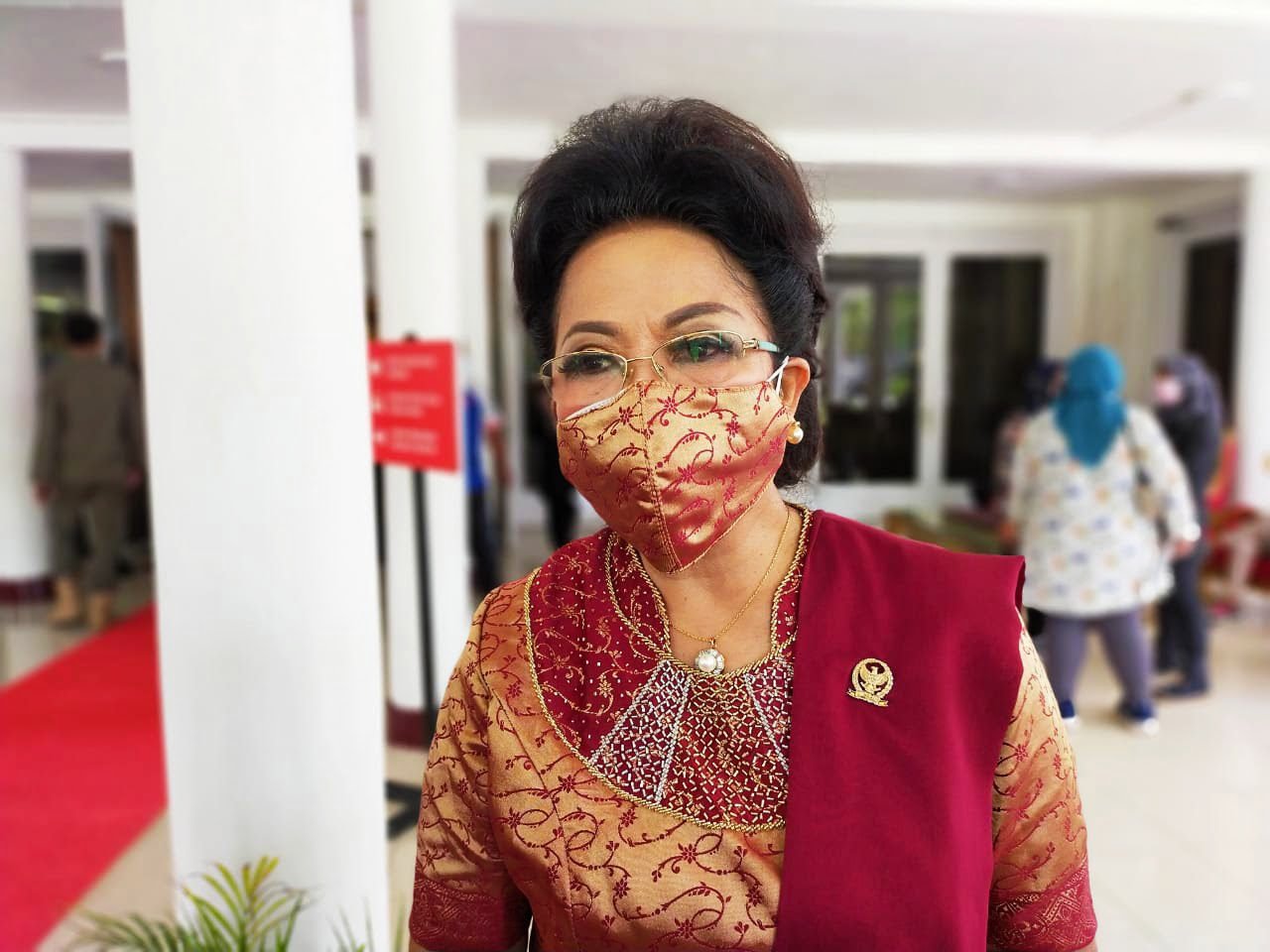 Anggota DPD RI asal sulsel, Lily Amelia Salurapa