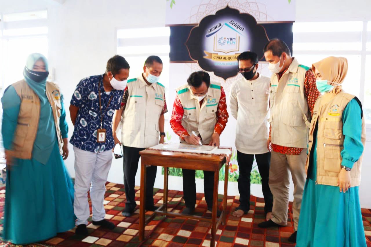 YBM PLN Sulselrabar Resmikan Rumah Belajar Cinta Al-Quran di Parepare