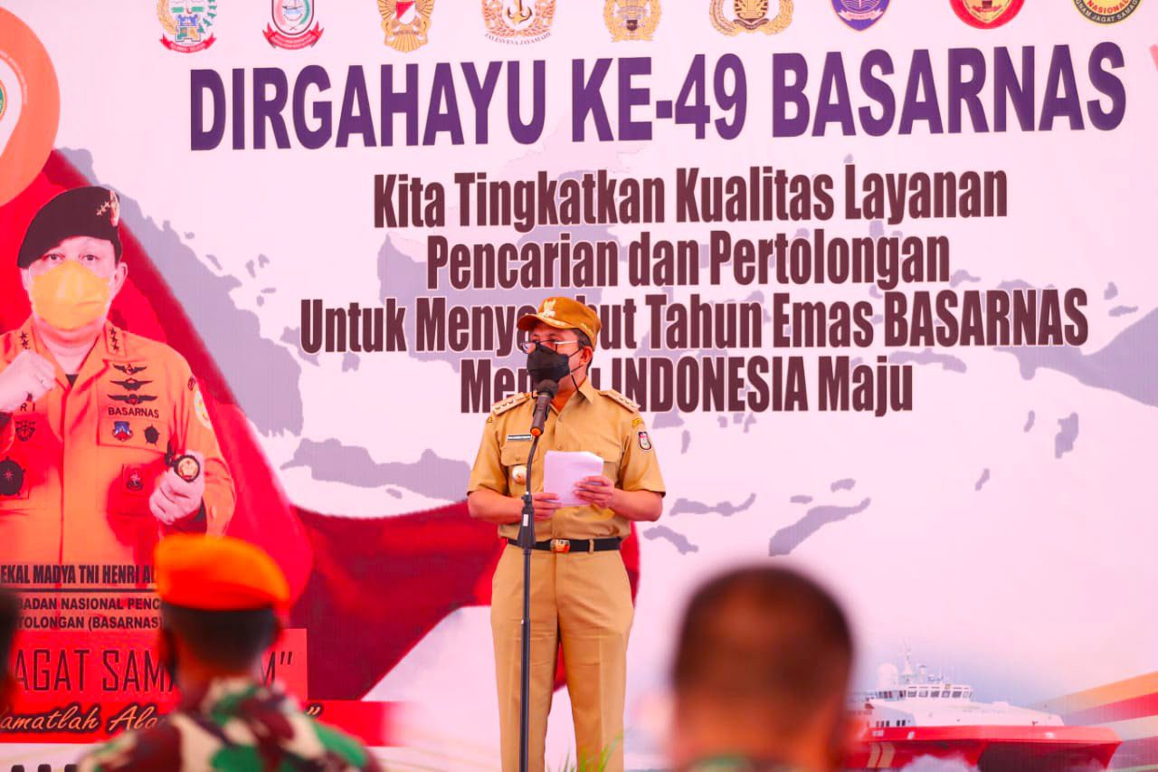 Hari Jadi Basarnas Danny Paparkan Program Makassar Recover