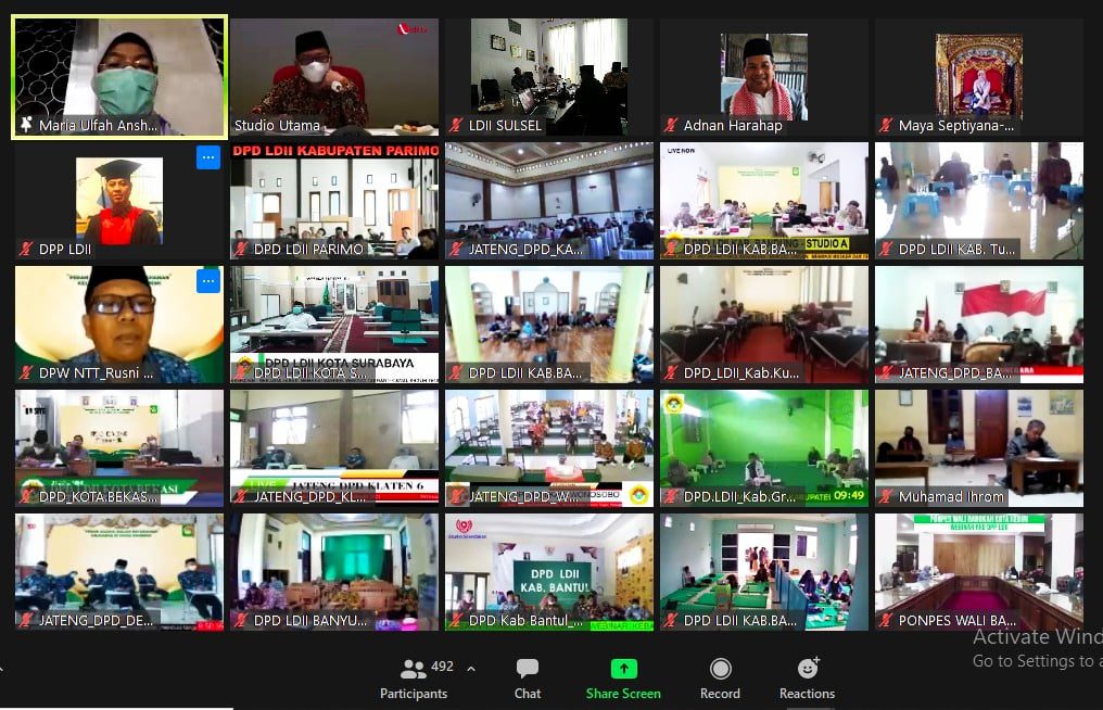 Pra Munas IX, LDII Gelar Webinar Peran Agama dalam Ketahanan Keluarga