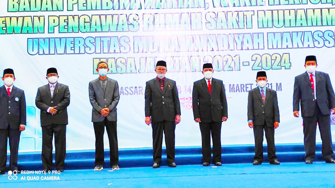 Kabinet Rektor Unismuh Prof Ambo Asse Diisi Tiga Wajah Lama dan Satu Wajah Baru
