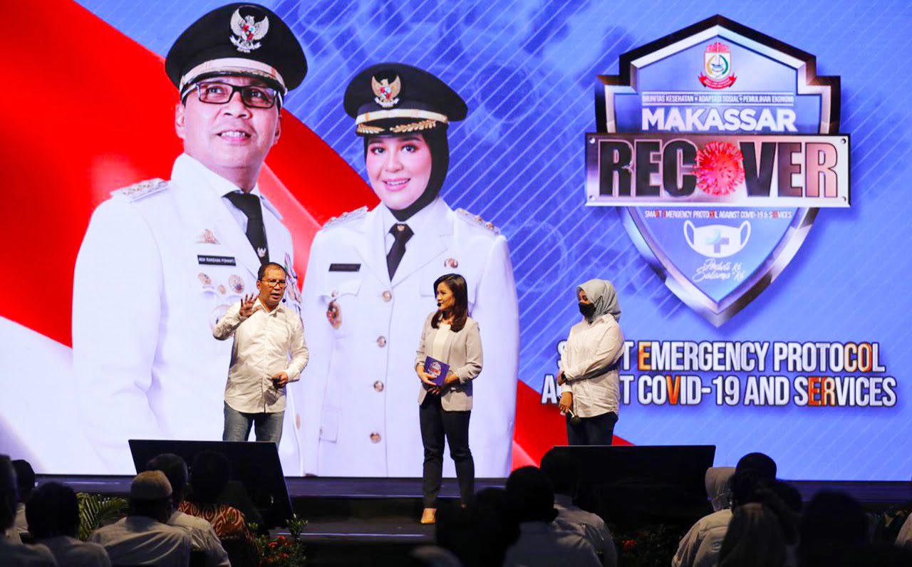 Danny-Fatma Resmi Launching Makassar Recover, Libatkan Seluruh Elemen Masyarakat