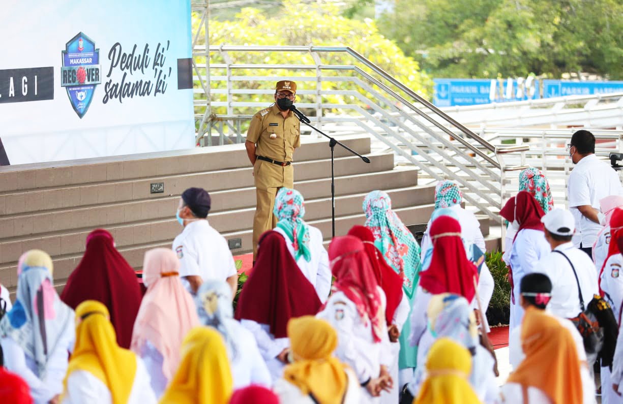 Danny Pomanto Pimpin Apel Siaga Tenaga Kesehatan, Instruksikan Kawal Festival Smart Vaksinasi