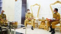 Bupati Pangkep Berkunjung ke Kantor Gubernur Sulsel