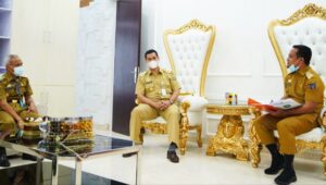 Bupati Pangkep Berkunjung ke Kantor Gubernur Sulsel
