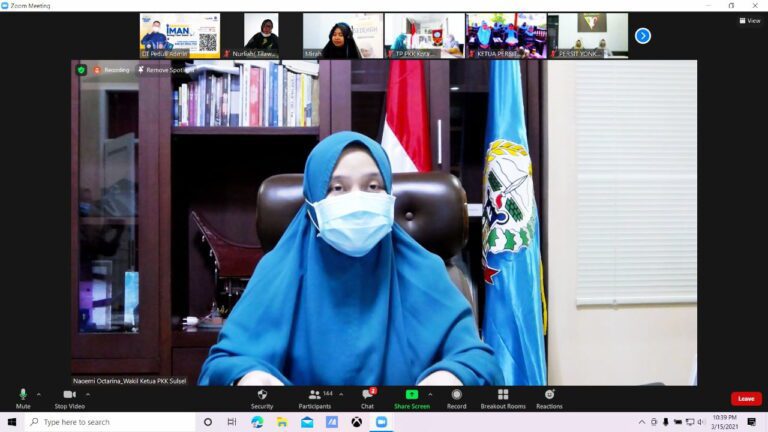 Bahas 'Keajaiban Bismillah pada Sel Saraf', dr. Aisah Dahlan Isi Materi Kajian Virtual PKK Sulsel