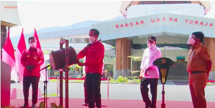 Resmikan Bandara Buntu Kunik, Presiden harap bisa semakin meningkatkan kunjungan Wisatawan