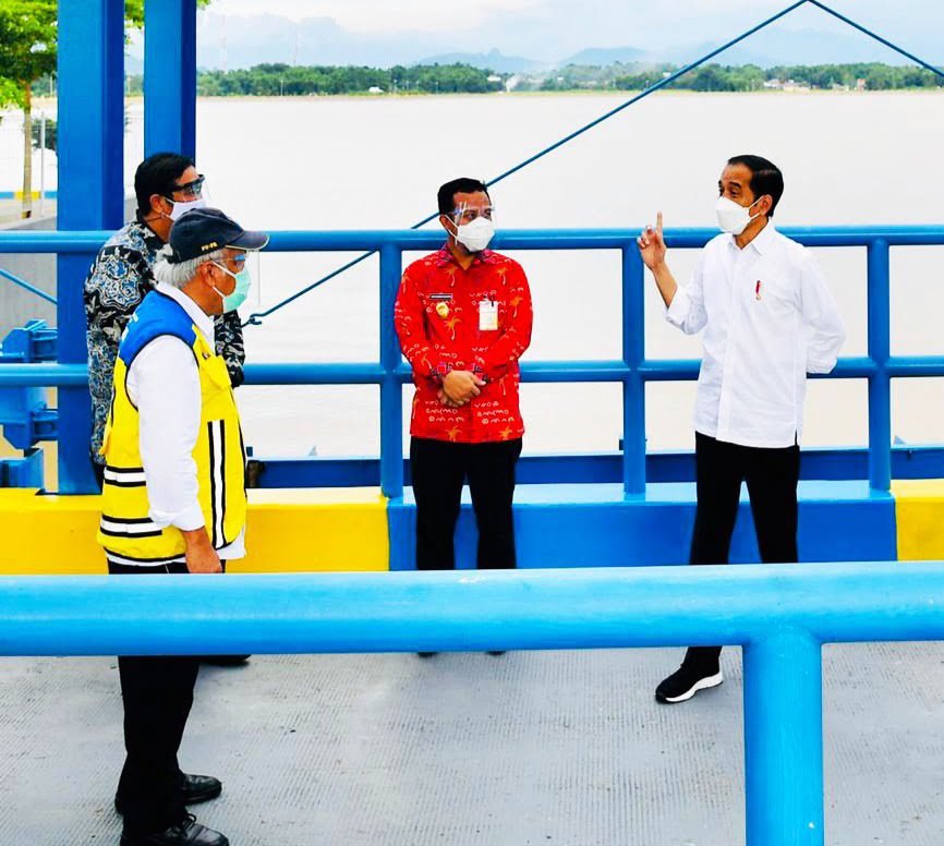 Resmikan Kolam Regulasi Nipa-nipa, Presiden Berharap dapat Mereduksi Banjir di Makassar
