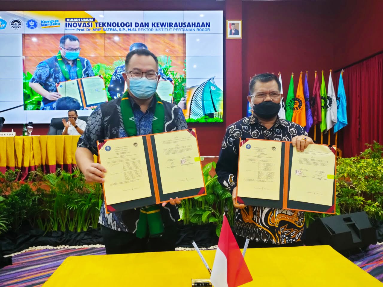 Rektor IPB Bawa Kuliah Umum di UNM, Husain Syam: Sinergi Antar Kampus Diperlukan