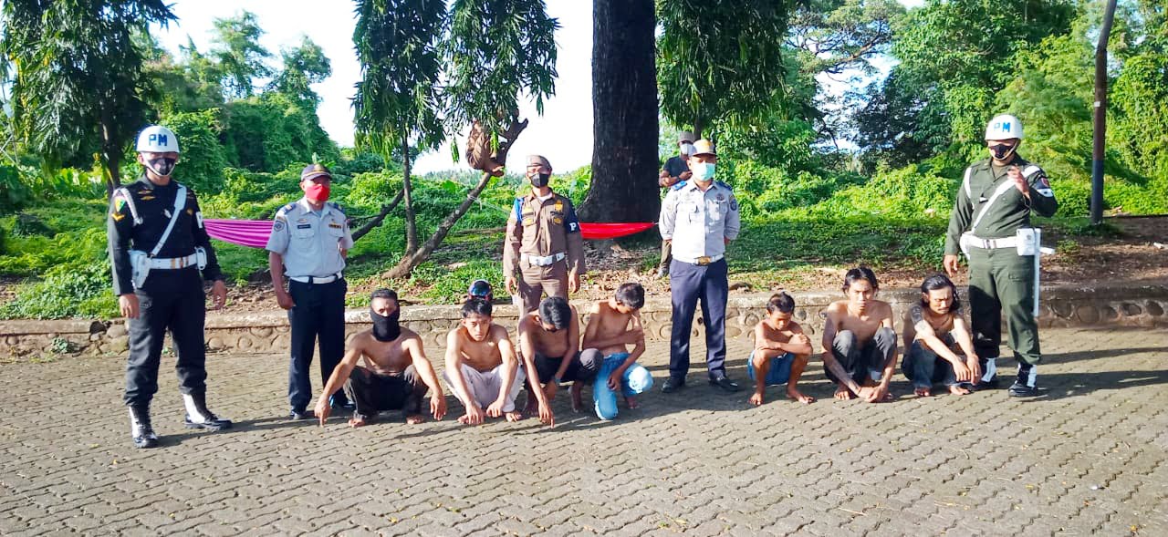 Massif Gelar Razia, Tim Terpadu Jaring 14 Pak Ogah
