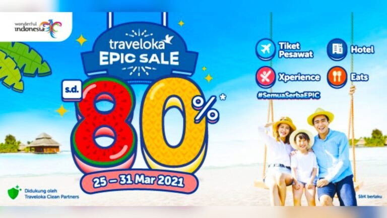 Melalui EPIC Sale, Traveloka Dukung Program Pemerintah Mendorong Pemulihan Ekonomi Pariwisata Nasional