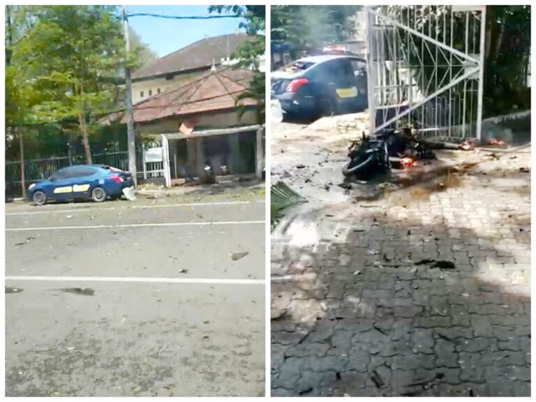 Ledakan Bom Terjadi di Depan Gereja Katedral Makassar