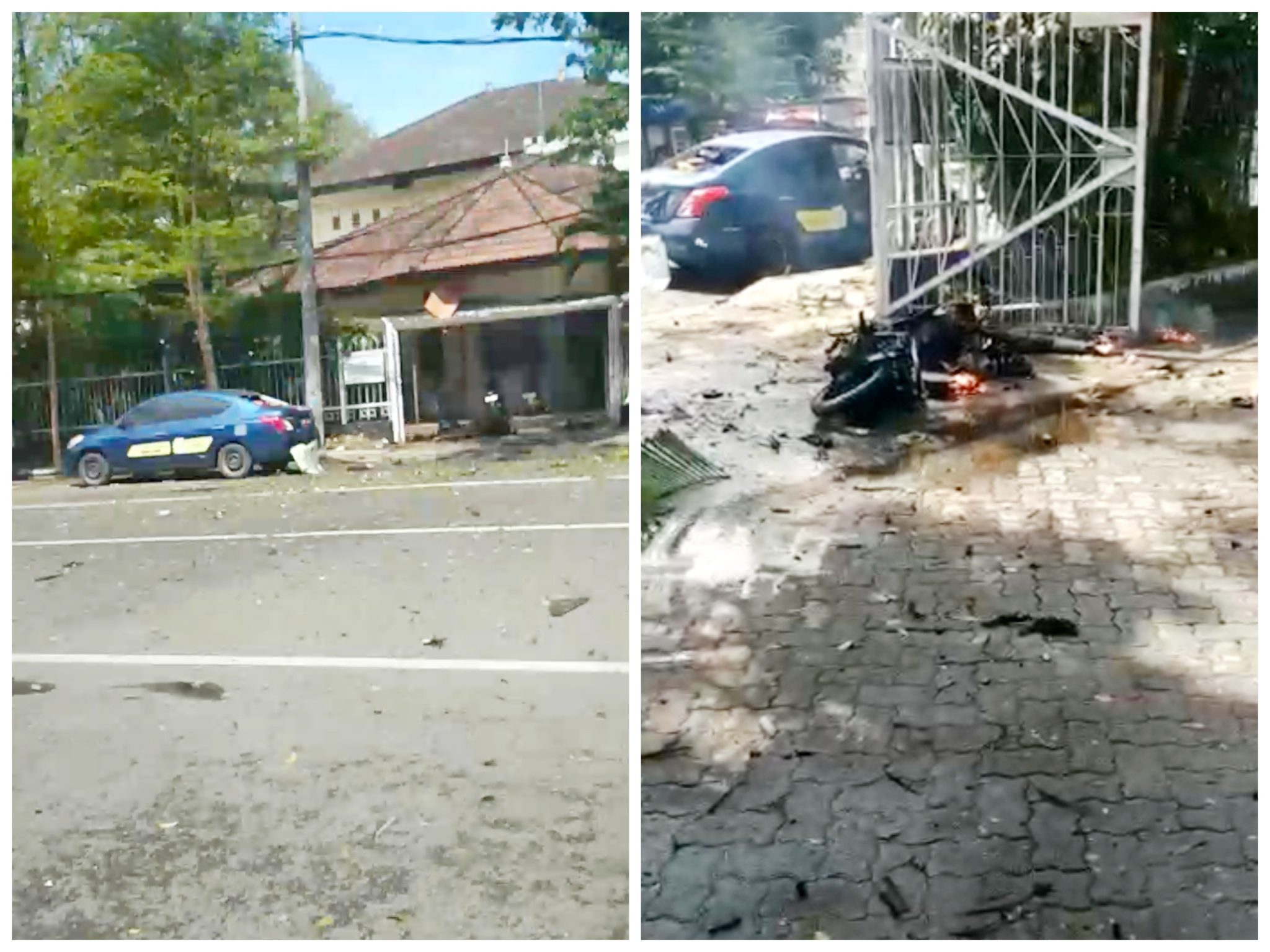 Ledakan Bom Terjadi di Depan Gereja Katedral Makassar
