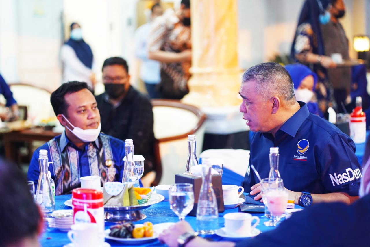 Andi Sudirman Silaturahmi Bersama DPP Partai NasDem, Ahmad Ali Minta Fraksi Menjaga Kebijakan Plt Gubernur Sulsel