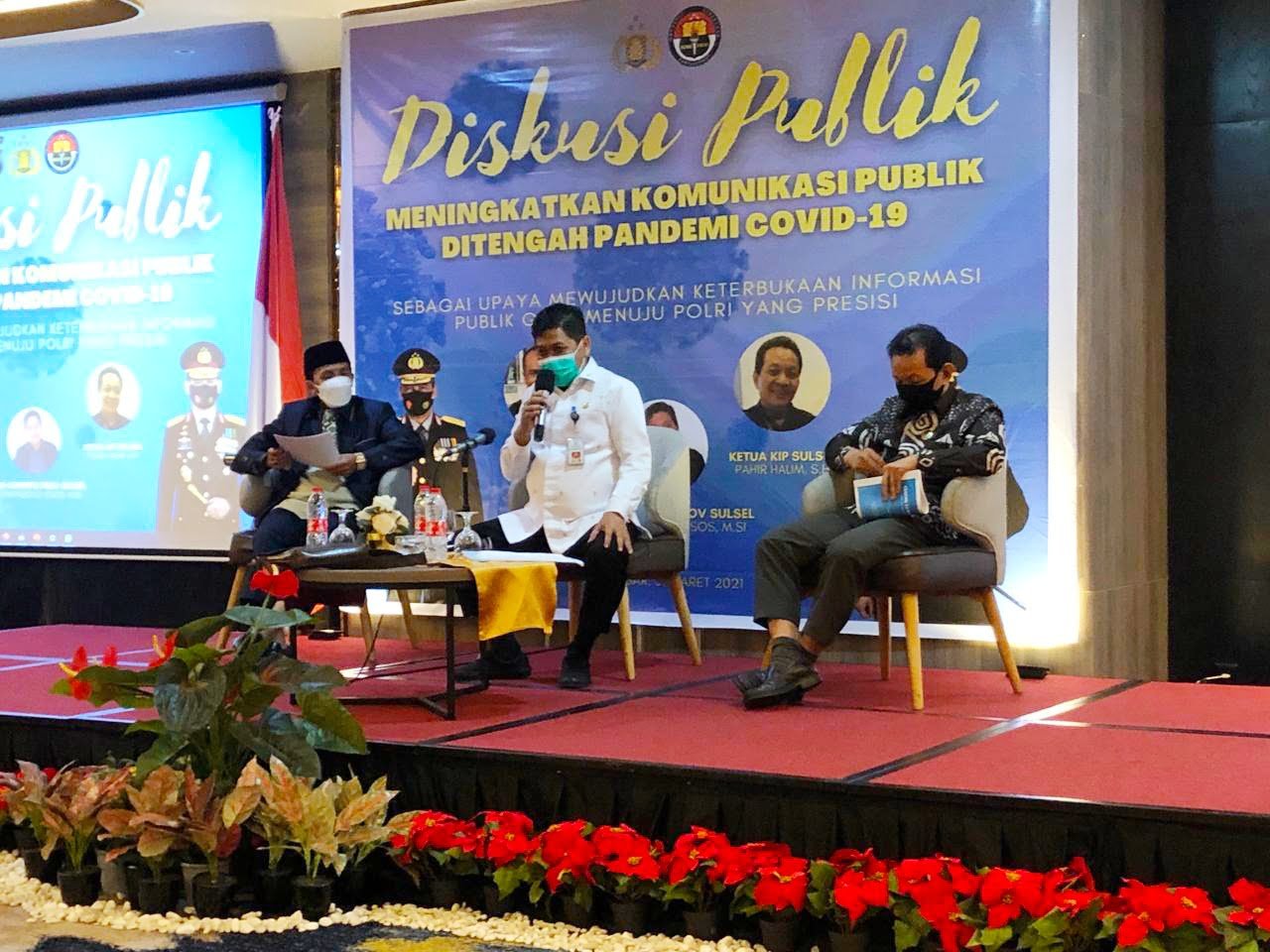 Kadis Kominfo Sulsel Didapuk Jadi Pemateri Diskusi Publik Divisi Humas Polri